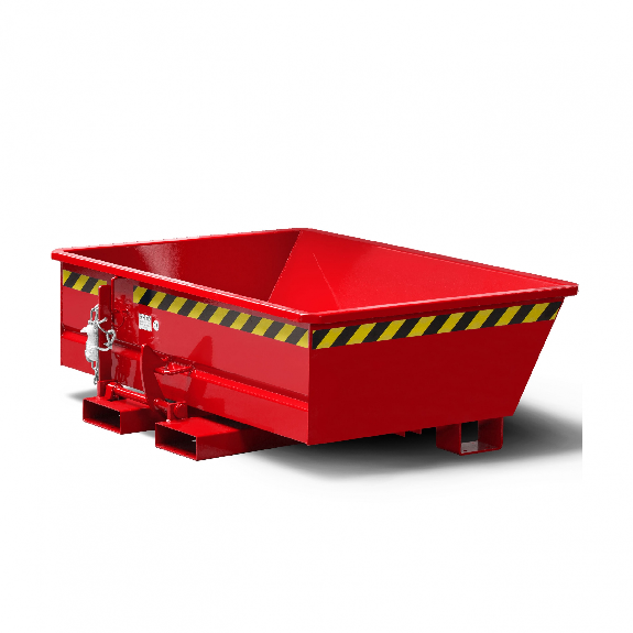 RR Industrietechnik Minikipper Typ RMI-35 1330x1075x450mm 350dm³ RAL 3000 Feuerrot-Beschreibung lesen