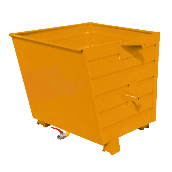 Bauer Späne-Stapelkipper BSS 55, lackiert, Gelborange Bauer Späne-Stapelkipper BSS 55, lackiert, Gelborange-Beschreibung lesen