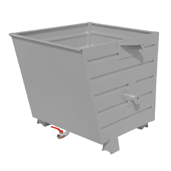 Bauer Späne-Stapelkipper BSS 55, lackiert, Mausgrau Bauer Späne-Stapelkipper BSS 55, lackiert, Mausgrau-Beschreibung lesen