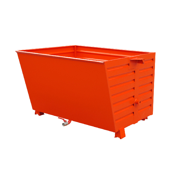 Bauer Späne-Stapelkipper BSL 150, lackiert, Feuerrot-Beschreibung lesen