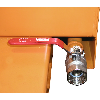 Minicontenedor inclinable SMGU 610, color: azul claro RAL 5012 Minicontenedor inclinable SMGU 610, color: azul claro RAL 5012