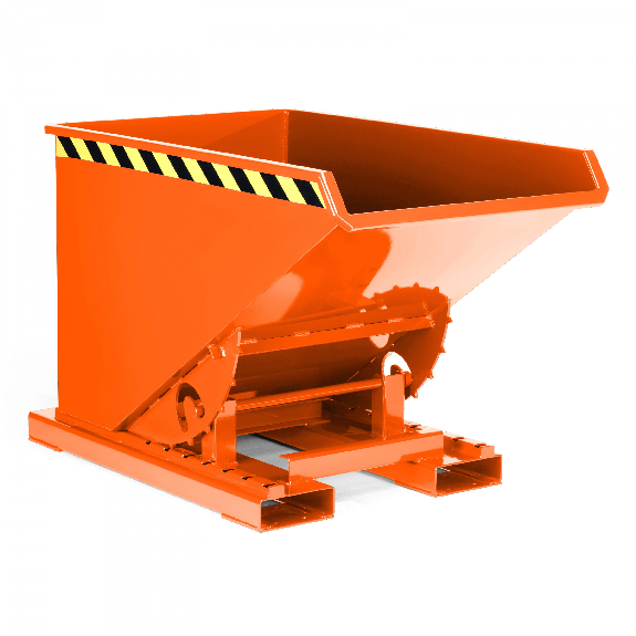 Abrollkipper Typ Ram-30 770X1340X825MM 300DM³ RAL 2004 Reinorange-Leer más