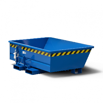 RR Industrietechnik Minikipper Typ RMI-35 1330x1075x450mm 350dm³ RAL 5010 Enzianblau-Beschreibung lesen