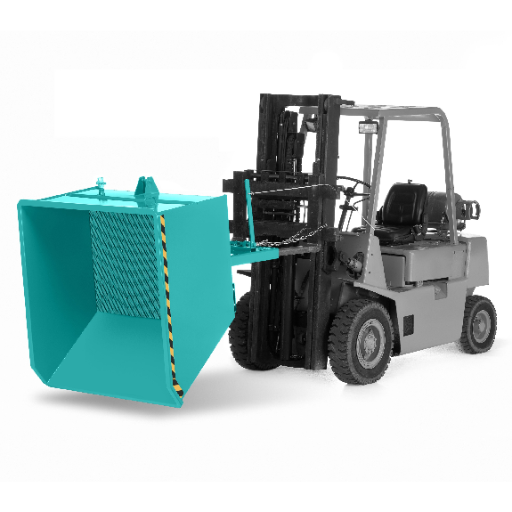 Déchargeur de copeaux RR Industrietechnik type RUK-S 1330x1570x980mm 1500dm³ RAL 5018 bleu turquoise-Leer más