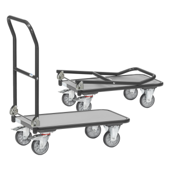 Fetra Klappwagen 720x450mm Ladefläche Grey Edition-Beschreibung lesen