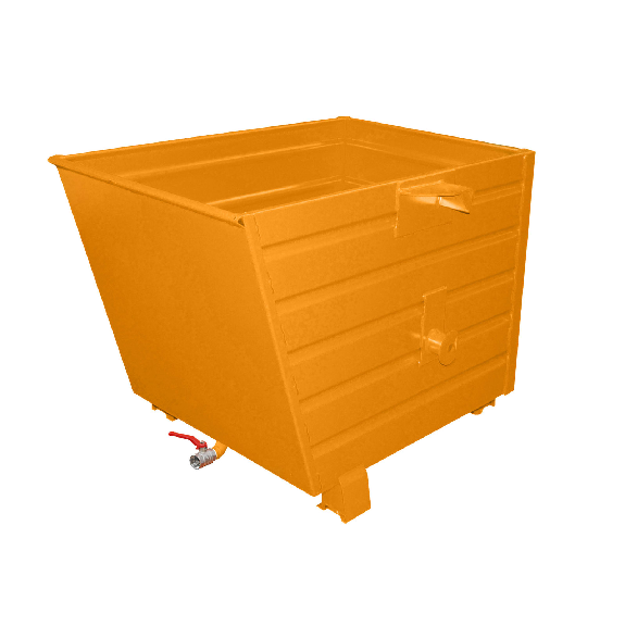 Bauer Späne-Stapelkipper BSL 70, lackiert, Gelborange Bauer Späne-Stapelkipper BSL 70, lackiert, Gelborange-Beschreibung lesen