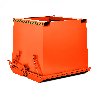 RR Industrietechnik Schwerlast- Klappbodenbehälter Typ RKC-75 750dm³ RAL 2004 Reinorange
