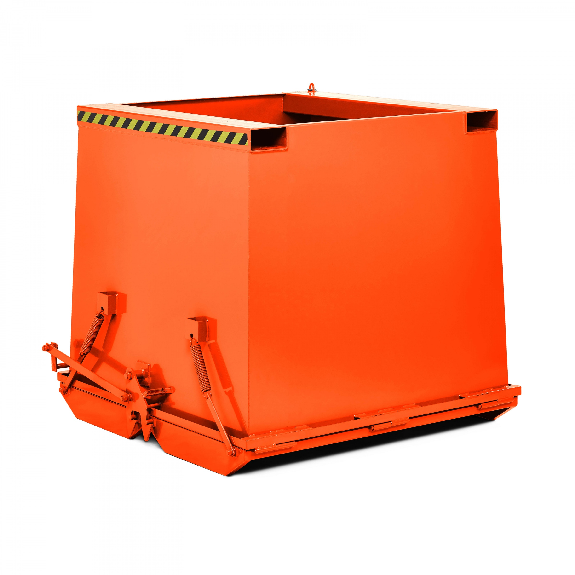 RR Industrietechnik Schwerlast- Klappbodenbehälter Typ RKC-75 750dm³ RAL 2004 Reinorange-Beschreibung lesen