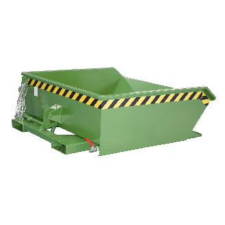 Bauer Mini-Spänebehälter SMGU 460, lackiert, Resedagrün-Beschreibung lesen