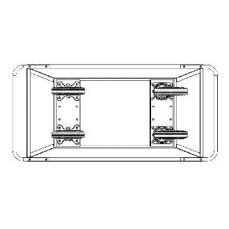 Abfallwagen 1390x740x870mm mit Gummibereifung-Beschreibung lesen