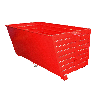 Bauer Späne-Stapelkipper BSL 200, lackiert, Feuerrot Bauer Späne-Stapelkipper BSL 200, lackiert, Feuerrot