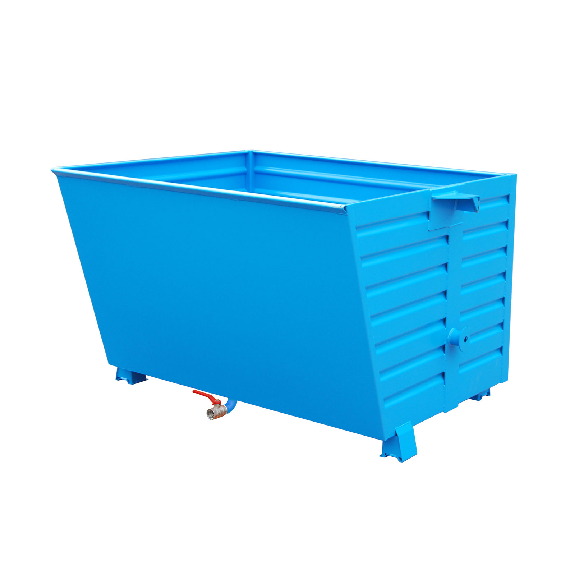 Bauer Späne-Stapelkipper BSL 150, lackiert, Lichtblau Bauer Späne-Stapelkipper BSL 150, lackiert, Lichtblau-Beschreibung lesen