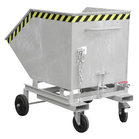 Carrello per trucioli zincato a caldo-Leggi tutto