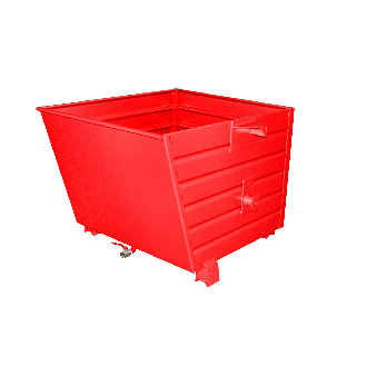 Bauer Späne-Stapelkipper BSL 90, lackiert, Feuerrot-Beschreibung lesen