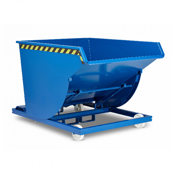 RR Industrietechnik Spänekipper Typ RSK-S-100 1580x1640x1060mm 1000dm³ RAL 5010 Enzianblau-Beschreibung lesen