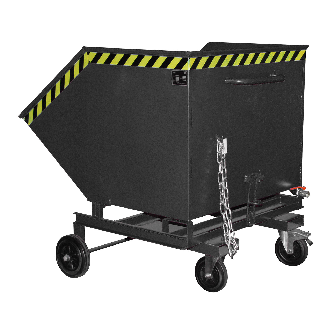 Bauer Späne-Kastenwagen SKW-ET 1000, lackiert, Schwarzgrau-Beschreibung lesen