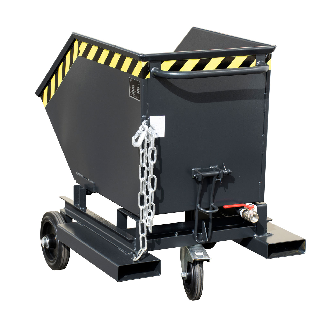 Bauer Späne-Kastenwagen SKW-ET 250, lackiert, Schwarzgrau-Beschreibung lesen