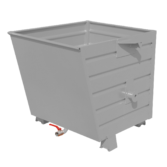 Bauer Späne-Stapelkipper BSL 55, lackiert, Mausgrau Bauer Späne-Stapelkipper BSL 55, lackiert, Mausgrau-Beschreibung lesen