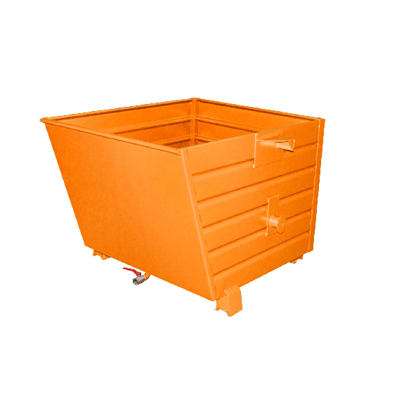 Bauer Späne-Stapelkipper BSL 90, lackiert, Gelborange Bauer Späne-Stapelkipper BSL 90, lackiert, Gelborange-Beschreibung lesen