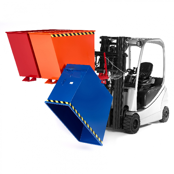 RR Industrietechnik Muldenkipper RUK-TRIO RAL5010/3000/2004 3x600m³-Beschreibung lesen