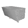 Bauer Späne-Stapelkipper BSL 200, lackiert, Mausgrau Bauer Späne-Stapelkipper BSL 200, lackiert, Mausgrau