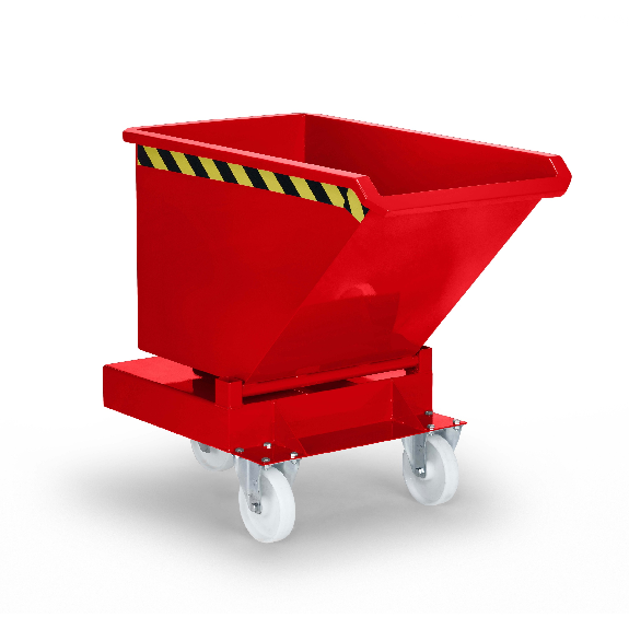 RR Industrietechnik Kastenwagen Typ RKW-DST-40 740x1450x1000mm 400dm³ RAL 3000 Feuerrot-Beschreibung lesen