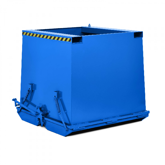 Type de récipient de sol pliant robuste RKC-200 2000dm³ Ral 5010 Gentian Blue-Leer más
