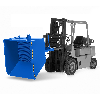 RR Industrietechnik Spänekipper Typ RUK-S 1330x1570x980mm 1500dm³ RAL 5010 Enzianblau
