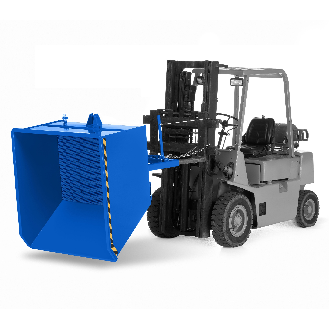 RR Industrietechnik Spänekipper Typ RUK-S 1330x1570x980mm 1500dm³ RAL 5010 Enzianblau-Beschreibung lesen