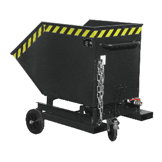 Bauer Späne-Kastenwagen SKW-ET 400, lackiert, Schwarzgrau-Beschreibung lesen