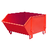Bauer Baustoffbehälter BBG 100, lackiert, Feuerrot