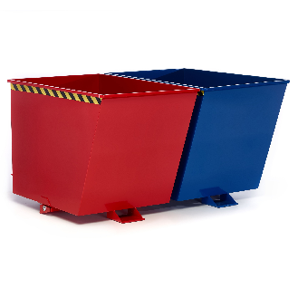 RR Industrietechnik Muldenkipper RUK-DUO RAL5010/3000 2x900m³-Beschreibung lesen