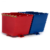 RR Industrietechnik Muldenkipper RUK-DUO RAL5010/3000 2x900m³