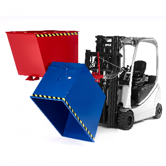 RR Industrietechnik Muldenkipper RUK-DUO RAL5010/3000 2x900m³-Beschreibung lesen