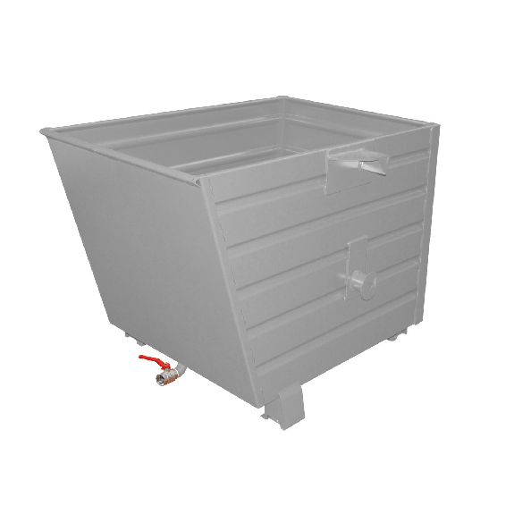 Bauer Späne-Stapelkipper BSL 70, lackiert, Mausgrau Bauer Späne-Stapelkipper BSL 70, lackiert, Mausgrau-Beschreibung lesen