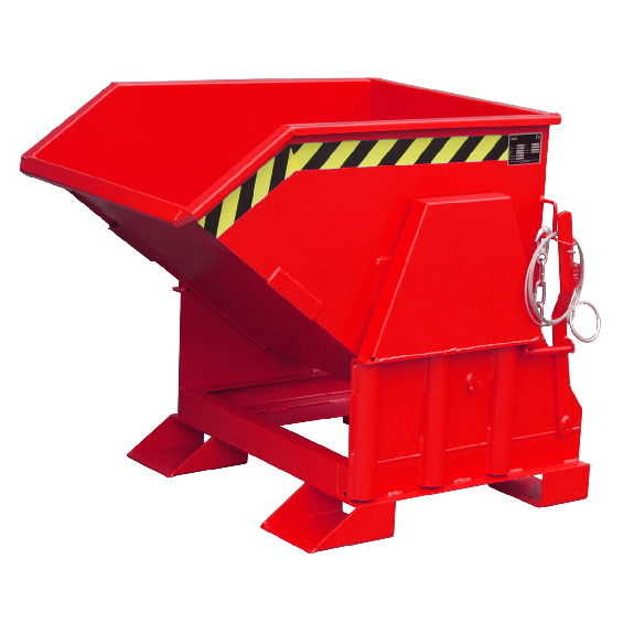 Conteneur inclinable Bk 50, peint, feu rouge-Leer más