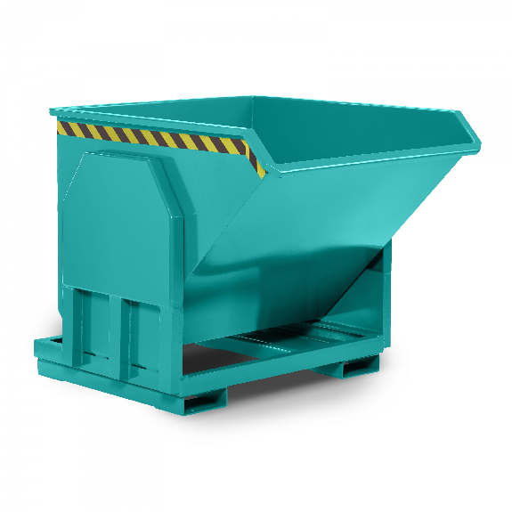 R+R Industrietechnik Schwerlastkipper Typ RMK-120 1640x1330x1030mm 1200dm³ RAL 5018 Türkisblau-Beschreibung lesen