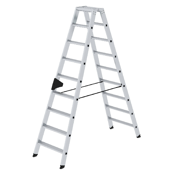 Escalera con ergo-pad accesible por ambos lados 2x9 peldaños-Leer más