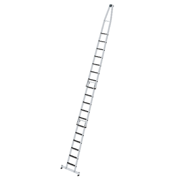 Stufen-Glasreinigerleiter 3-teilig mit clip-step R13 und nivello Traverse 6+5+7 Stufen Stufen-Glasreinigerleiter 3-teilig mit clip-step R13 und nivello Traverse 6+5+7 Stufen-Beschreibung lesen