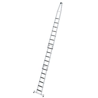 Stufen-Glasreinigerleiter 3-teilig mit clip-step R13 und nivello Traverse 6+5+7 Stufen-Beschreibung lesen