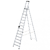 Stehleiter mit Ergo-pad 14 Stufen