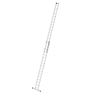 Schiebeleiter mit Traverse 2x17 Sprossen-Beschreibung lesen