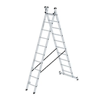 MUNK Mehrzweckleiter 2-teilig 2x10 Sprossen-Beschreibung lesen