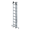 Mehrzweckleiter mit Nivello Traverse 3x8 Sprossen
