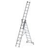 Mehrzweckleiter mit Nivello Traverse 3x8 Sprossen