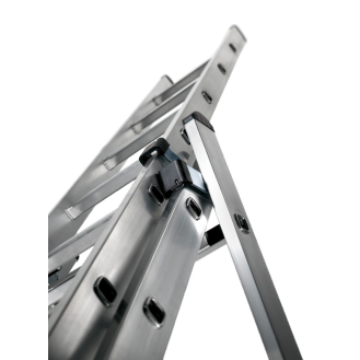 Mehrzweckleiter mit Nivello Traverse 3x12 Sprossen-Beschreibung lesen