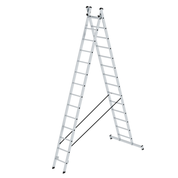 Mehrzweckleiter 2-teilig 2x14 Sprossen Mehrzweckleiter 2-teilig 2x14 Sprossen-Beschreibung lesen