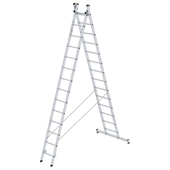 Mehrzweckleiter 2-teilig 2x14 Sprossen Mehrzweckleiter 2-teilig 2x14 Sprossen-Beschreibung lesen