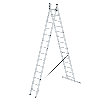 Mehrzweckleiter 2-teilig 2x14 Sprossen Mehrzweckleiter 2-teilig 2x14 Sprossen