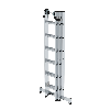 Mehrzweckleiter mit Nivello Traverse 3x6 Sprossen